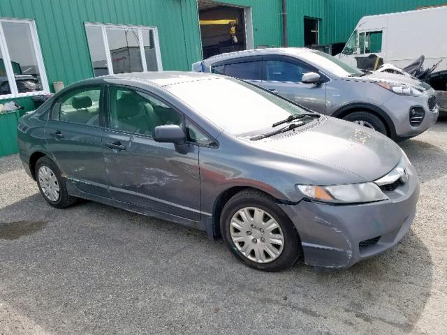 2HGFA1F28AH026981 - 2010 HONDA CIVIC DX GRAY photo 1