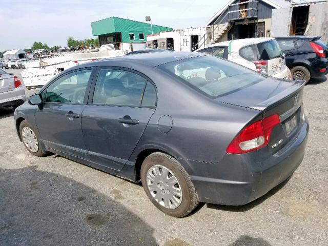 2HGFA1F28AH026981 - 2010 HONDA CIVIC DX GRAY photo 3