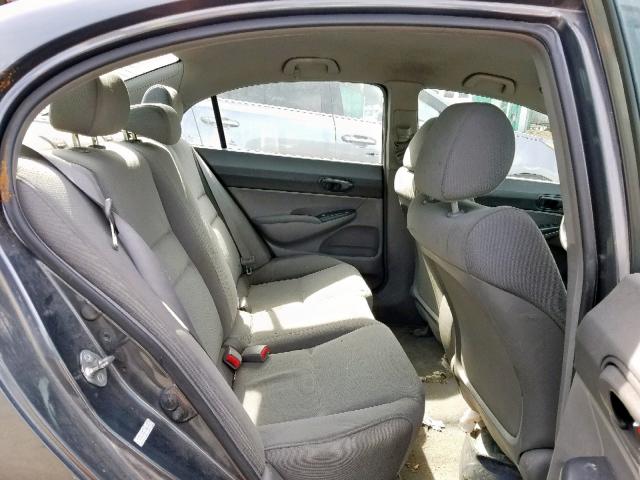 2HGFA1F28AH026981 - 2010 HONDA CIVIC DX GRAY photo 6