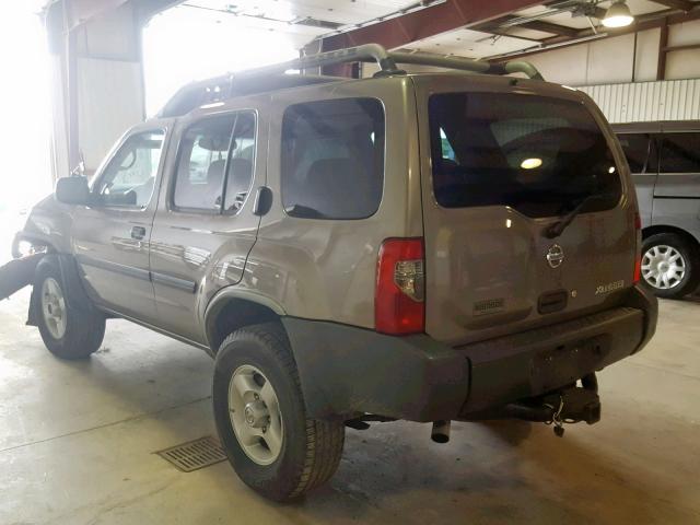 5N1ED28Y23C631198 - 2003 NISSAN XTERRA XE TAN photo 3