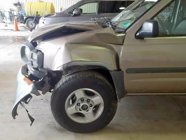 5N1ED28Y23C631198 - 2003 NISSAN XTERRA XE TAN photo 9