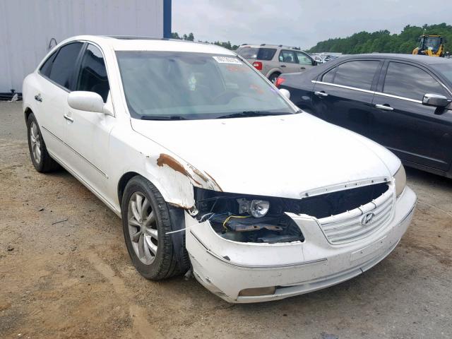 KMHFC46F66A055622 - 2006 HYUNDAI AZERA SE WHITE photo 1