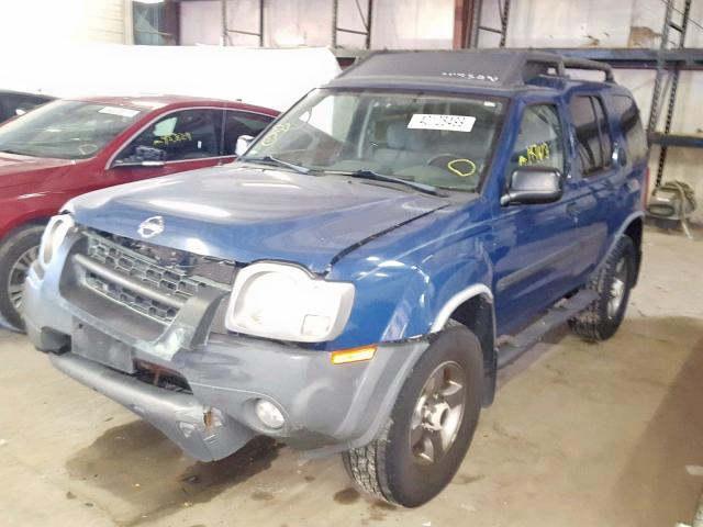 5N1ED28Y13C670493 - 2003 NISSAN XTERRA XE BLUE photo 2