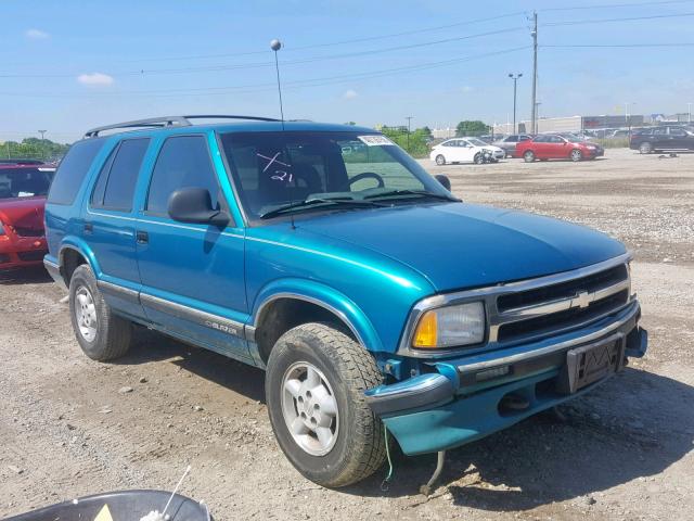 1GNDT13W7T2237244 - 1996 CHEVROLET BLAZER GREEN photo 1