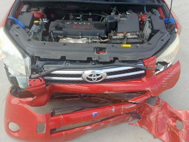 JTMBD31V686061211 - 2008 TOYOTA RAV4 LIMIT RED photo 7