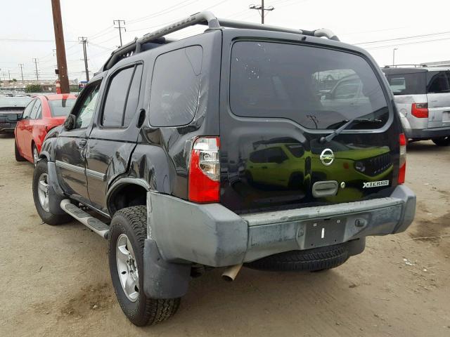 5N1ED28T84C667516 - 2004 NISSAN XTERRA XE BLACK photo 3