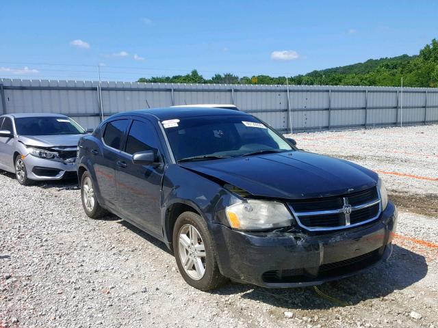 1B3CC1FB0AN223051 - 2010 DODGE AVENGER EX BLACK photo 1