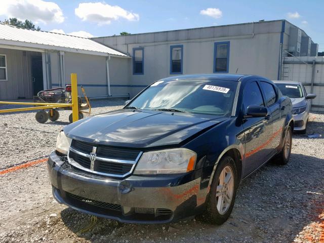 1B3CC1FB0AN223051 - 2010 DODGE AVENGER EX BLACK photo 2