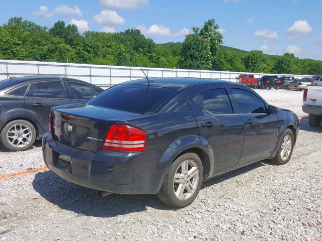 1B3CC1FB0AN223051 - 2010 DODGE AVENGER EX BLACK photo 4