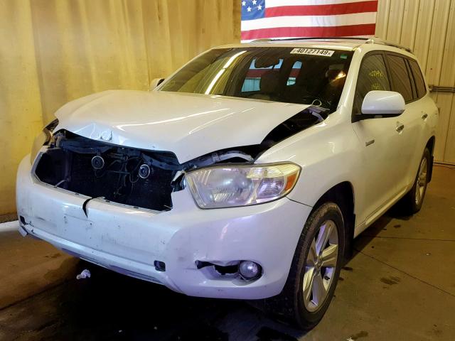 JTEES42A992121698 - 2009 TOYOTA HIGHLANDER WHITE photo 2