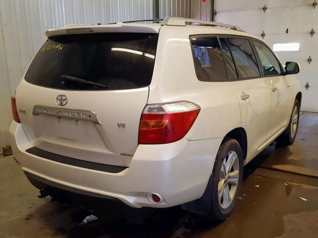 JTEES42A992121698 - 2009 TOYOTA HIGHLANDER WHITE photo 4