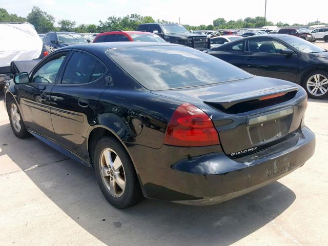 2G2WP522751354776 - 2005 PONTIAC GRAND PRIX BLACK photo 3