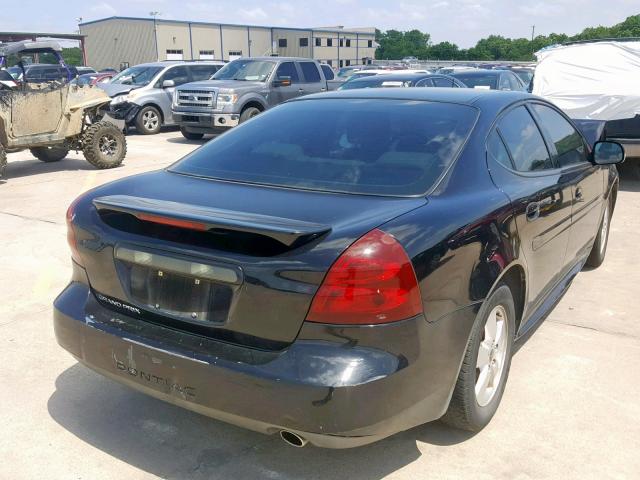2G2WP522751354776 - 2005 PONTIAC GRAND PRIX BLACK photo 4