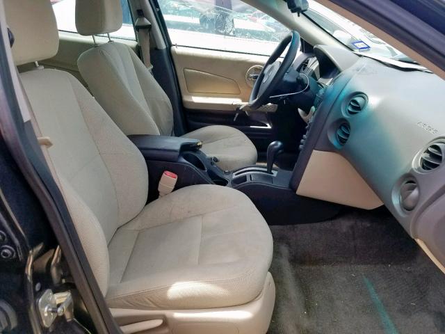 2G2WP522751354776 - 2005 PONTIAC GRAND PRIX BLACK photo 5