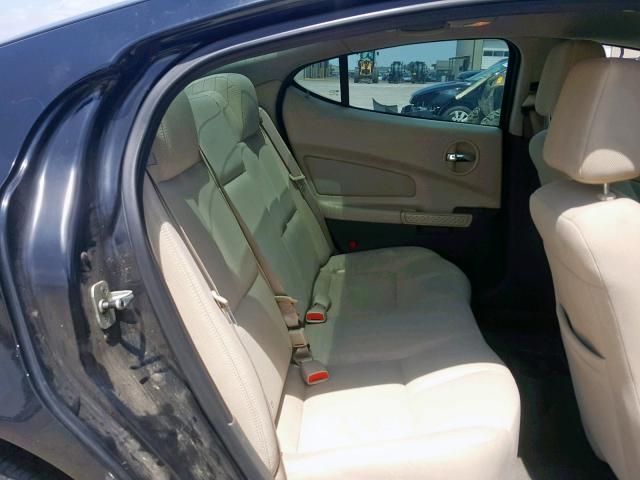 2G2WP522751354776 - 2005 PONTIAC GRAND PRIX BLACK photo 6