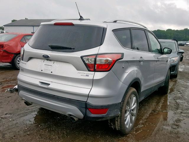 1FMCU9J91JUB80906 - 2018 FORD ESCAPE TIT SILVER photo 4