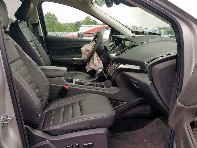 1FMCU9J91JUB80906 - 2018 FORD ESCAPE TIT SILVER photo 5