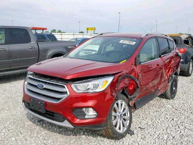 1FMCU0JD2HUB97787 - 2017 FORD ESCAPE TIT RED photo 2