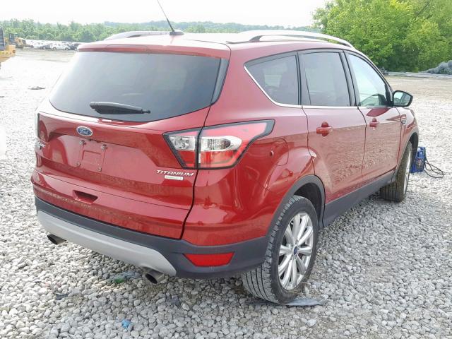 1FMCU0JD2HUB97787 - 2017 FORD ESCAPE TIT RED photo 4