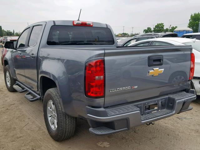 1GCGSBENXJ1201828 - 2018 CHEVROLET COLORADO GRAY photo 3