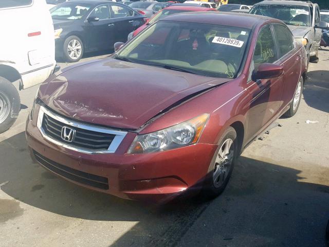 1HGCP264X9A184404 - 2009 HONDA ACCORD LXP BURGUNDY photo 2