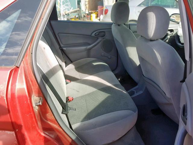 1FAFP33P13W286996 - 2003 FORD FOCUS LX RED photo 6
