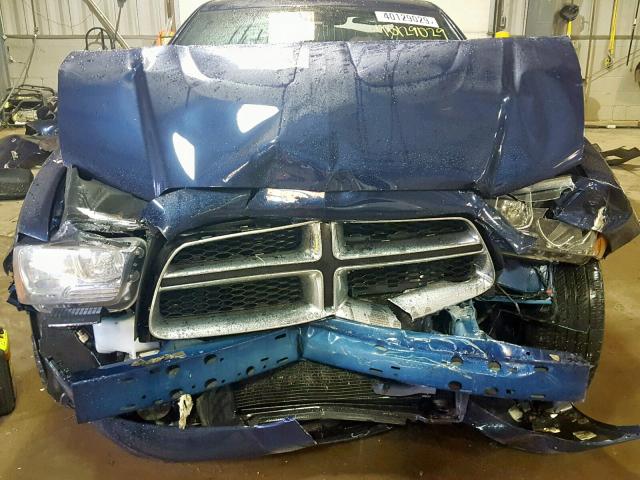 2C3CDXJG8EH135739 - 2014 DODGE CHARGER SX BLUE photo 7