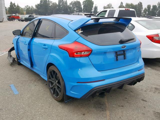 WF0DP3TH7H4119343 - 2017 FORD FOCUS RS BLUE photo 3