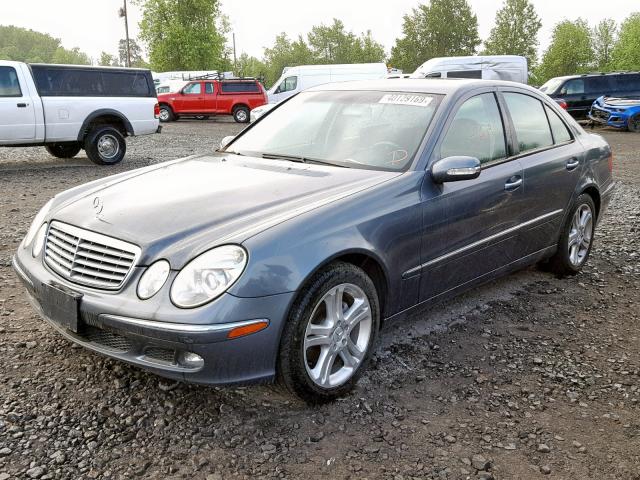 WDBUF56J46A871563 - 2006 MERCEDES-BENZ E 350 GRAY photo 2