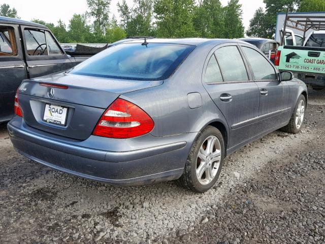 WDBUF56J46A871563 - 2006 MERCEDES-BENZ E 350 GRAY photo 4