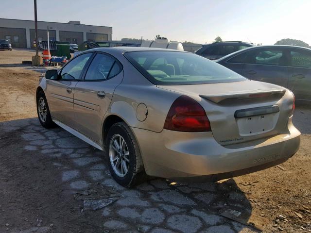 2G2WP522251275967 - 2005 PONTIAC GRAND PRIX GOLD photo 3