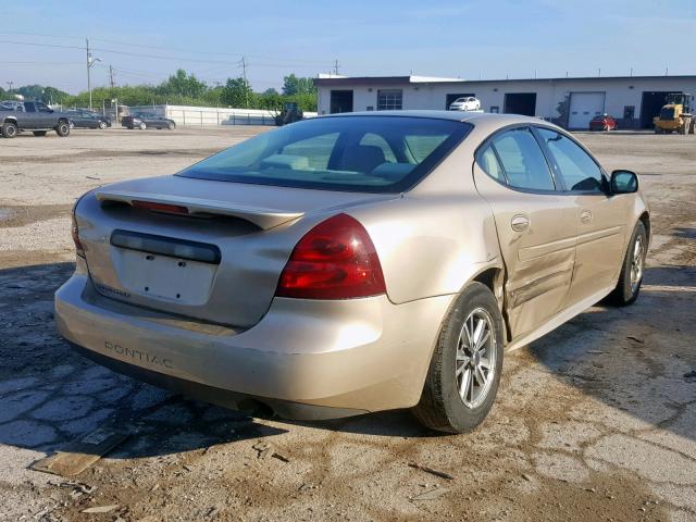 2G2WP522251275967 - 2005 PONTIAC GRAND PRIX GOLD photo 4