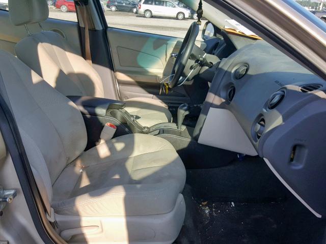 2G2WP522251275967 - 2005 PONTIAC GRAND PRIX GOLD photo 5