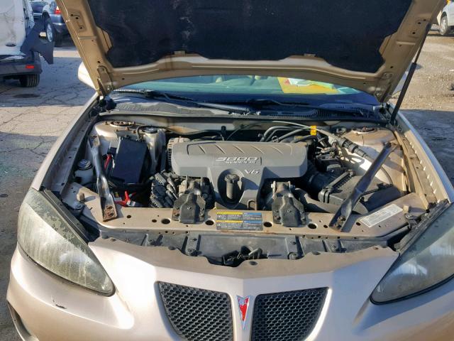 2G2WP522251275967 - 2005 PONTIAC GRAND PRIX GOLD photo 7
