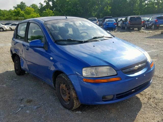 KL1TD66617B715679 - 2007 CHEVROLET AVEO BASE Көк фото 1