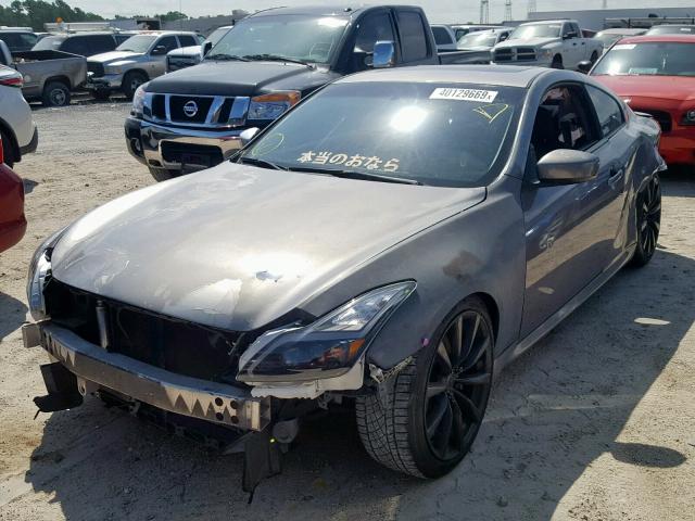 JNKCV64E68M119813 - 2008 INFINITI G37 BASE GRAY photo 2