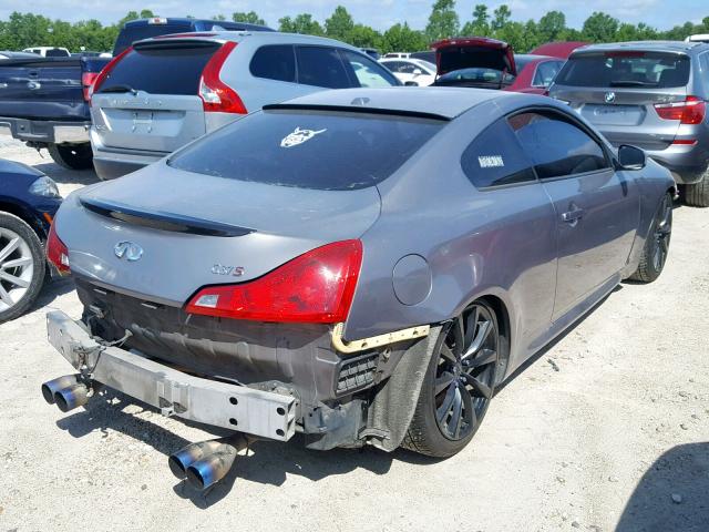 JNKCV64E68M119813 - 2008 INFINITI G37 BASE GRAY photo 4