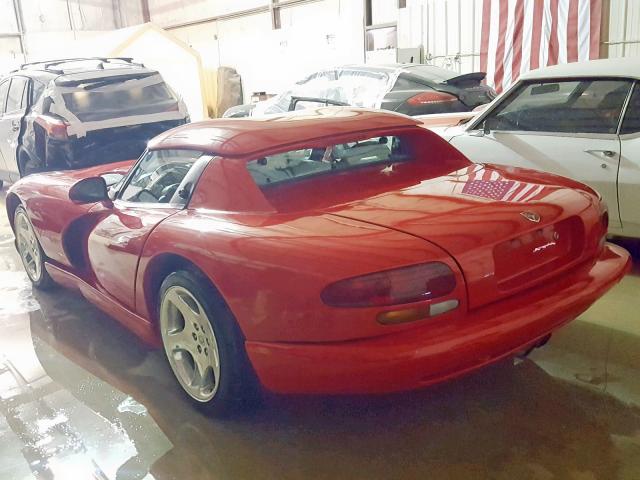 1B3ER65EX1V704926 - 2001 DODGE VIPER RT-1 RED photo 3