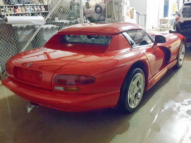 1B3ER65EX1V704926 - 2001 DODGE VIPER RT-1 RED photo 4