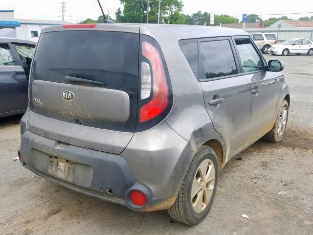 KNDJN2A25G7378558 - 2016 KIA SOUL GRAY photo 4