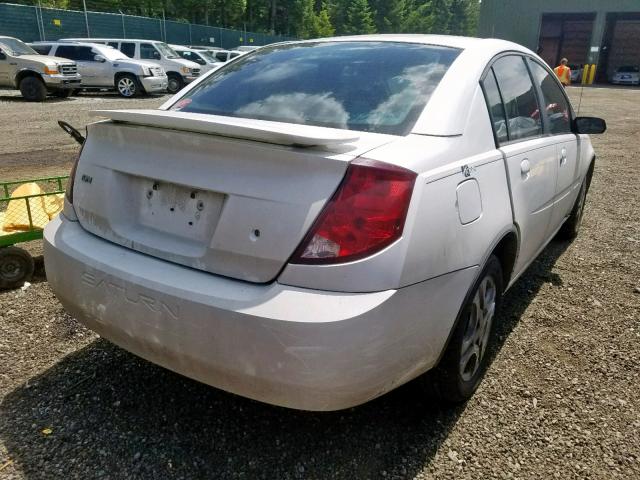 1G8AL54F04Z112994 - 2004 SATURN ION LEVEL WHITE photo 4