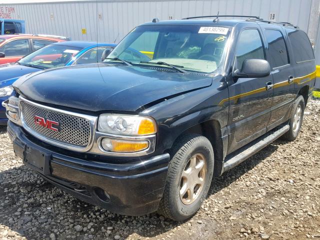 1GKFK66U45J115465 - 2005 GMC YUKON XL D BLACK photo 2