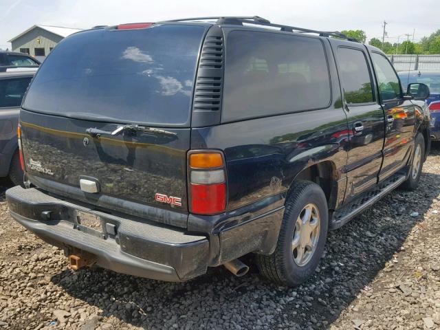 1GKFK66U45J115465 - 2005 GMC YUKON XL D BLACK photo 4