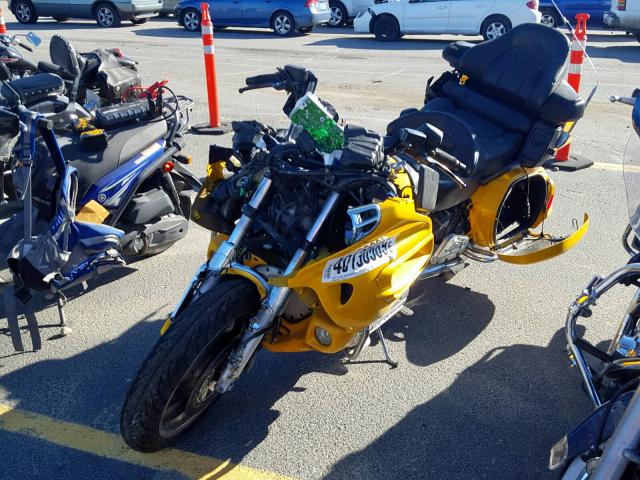 1HFSC47481A000247 - 2001 HONDA GL1800 A YELLOW photo 2