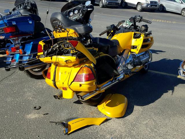 1HFSC47481A000247 - 2001 HONDA GL1800 A YELLOW photo 4