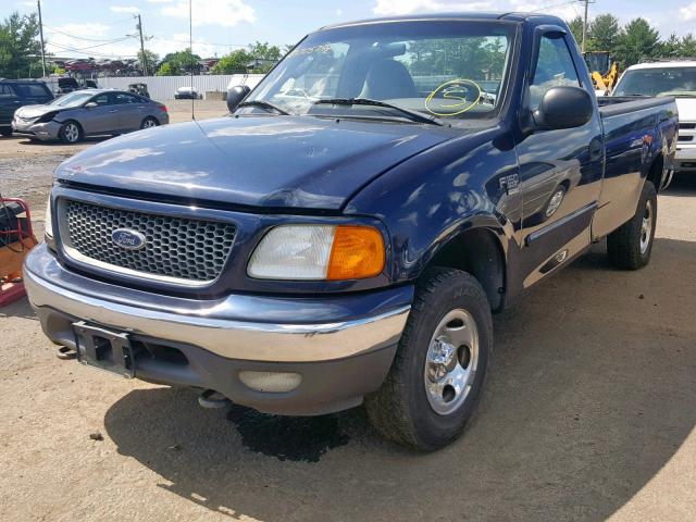 2FTRF18W54CA24040 - 2004 FORD F-150 HERI BLUE photo 2