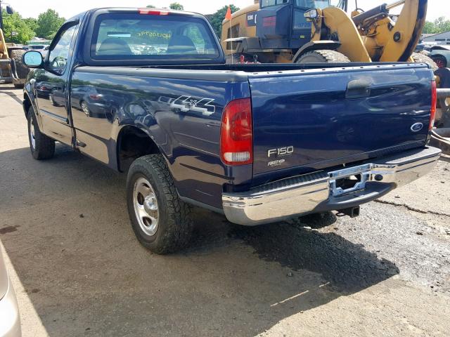 2FTRF18W54CA24040 - 2004 FORD F-150 HERI BLUE photo 3