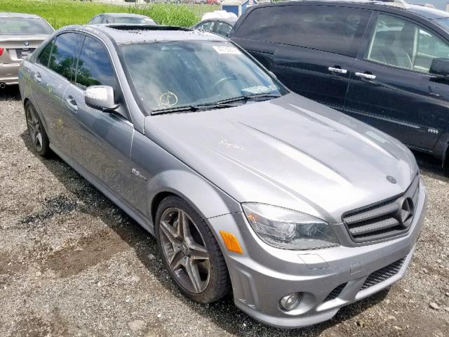 WDDGF77X69F302384 - 2009 MERCEDES-BENZ C 63 AMG GRAY photo 1