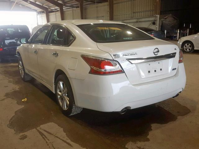 1N4AL3AP3EC106186 - 2014 NISSAN ALTIMA SL WHITE photo 3