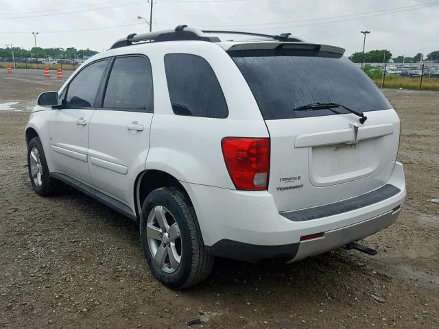 2CKDL63F166197328 - 2006 PONTIAC TORRENT WHITE photo 3